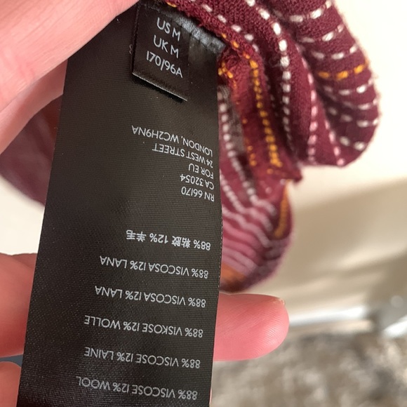 Anthropologie wool blend button down blouse - Picture 4 of 5